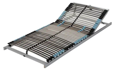 Produktbild von BeCo Lattenrost Royal Trio K / 90 x 200 cm / 42 Leisten / zerlegt / Kopfteil verstellbar / Germany / 100 Nächte Testschlafen