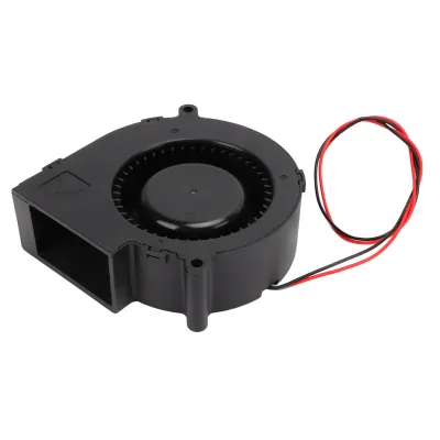 Image de Ventilateur soufflant 12 V CC 12 V 1,2 A Roulement à deux billes Sans balais 4500 tr/min PBT Fibre de verre Cuivre Ventilateur soufflant sans balais pour usine