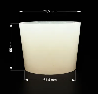 Produktbild von Silikon Stopfen 75.5/64.5mm - Silikonstopfen