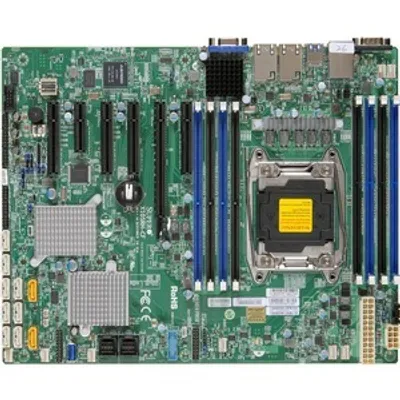 Produktbild von Supermicro X10SRH-CLN4F, Intel, LGA 2011 (Socket R), E5-1600, E5-2600, 145 W, DDR4-SDRAM, 512 GB