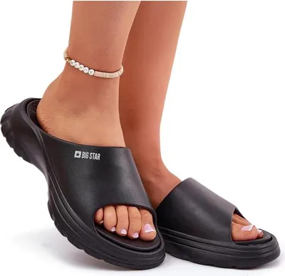 Produktbild von Damen Schaum Pantoletten Big Star RR274A577 Schwarz 39
