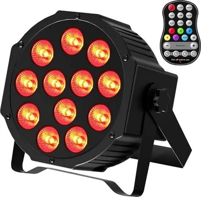 Immagine prodotto di Potente lampada LED 12 RGBW con DMX e telecomando