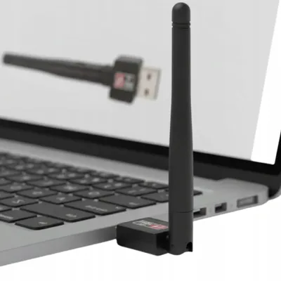 Produktbild von Externer USB WLAN-Adapter mit Antenne 2,4 GHz 300 Mbps