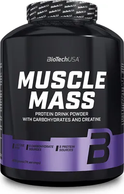 Image de Gainers - Biotech USA - Muscle mass (4kg) - Saveur Vanille
