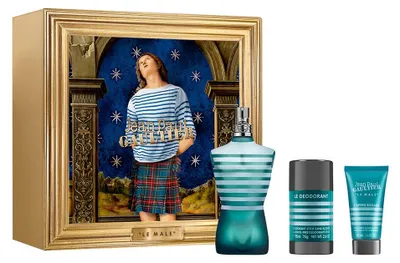 Produktbild von Jean Paul Gaultier Le Male Eau de Toilette 125 ml + After-Shave-Lotion 50 ml + Deodorant-Stick 75 g