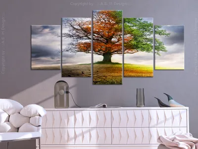 Produktbild von BAUM NATUR Acrylglasbild Modern Wandbild Glasbilder Bilder c-A-0172-k-m
