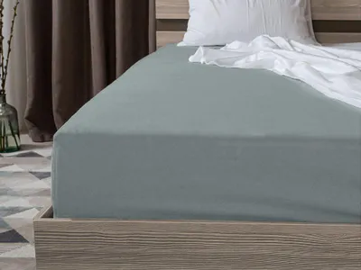 Produktbild von Jersey-Bettlaken, türkis, 90 x 200