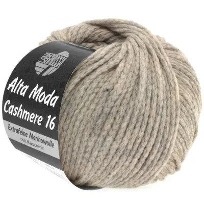 Immagine prodotto di Lana Grossa ALTA MODA Cashmere 16 50 g filato super morbido in Lana extra fine con cashmere 110 m colore 003 - Taupe