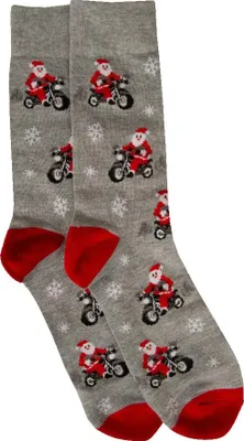 Obrázok produktu pre Pánske ponožky CIOCCA pár krátkych teplých bavlnených vianočných ponožiek CNU019R, vzor BAB Father Christmas, noha 40 - 45, polyamid 23%, Elastan 2%, akryl 75%
