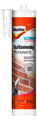 Productafbeelding van Alabastine  -  Buitenvoegreparatie  -  Zilver Grijs  -  310 ML
