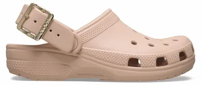 Immagine prodotto di Crocs Classic Metallic Buckle, sandali chiusi da donna, colore rosa beige, codice prodotto 213543-684, taglia EU 37-38
