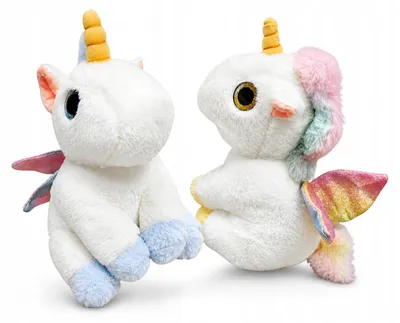 Produktbild von Emaj Plüsch Einhorn Glitzeraugen Kuscheltier 25cm