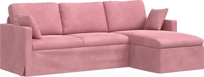 Produktbild von vidaXL Sofa Rosa 228 x 134 x 80 cm Samt