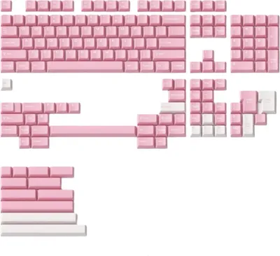 Produktbild von NuPhy Peach Blossom Berry Profile Dye-sub PBT Keycaps - Tastenkappen für Nuphy-Tastatur