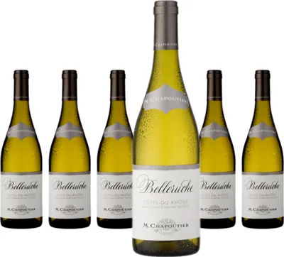 Produktbild von 6 x M. Chapoutier - Belleruche Blanc - Côtes-du-Rhônes AOC