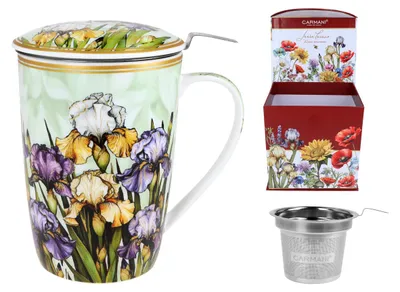 Imagen del producto de Taza con filtro y tapa - L. Lozano, Iris (CARMANI)