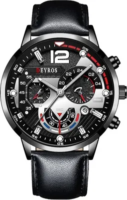 Produktbild von Deyros CL-25956 Herrenuhr - Schwarz/Silber kaufen KP25956