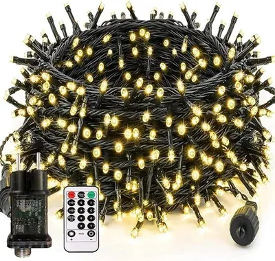 Image de Guirlande lumineuse LED de 55 m avec télécommande pour les décorations de Noël