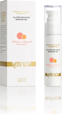 Obrázok produktu pre YesForLov Jemný masážny gél 2 v 1 s broskyňou a marhuľou, 50 ml