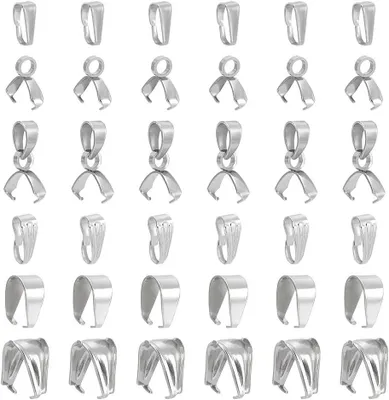 Productafbeelding van Borgsluitingen Roestvrij Staal - Ketting Connectoren - Sieraden Maken - 304 Materiaal - 36 Stuks - Zilver