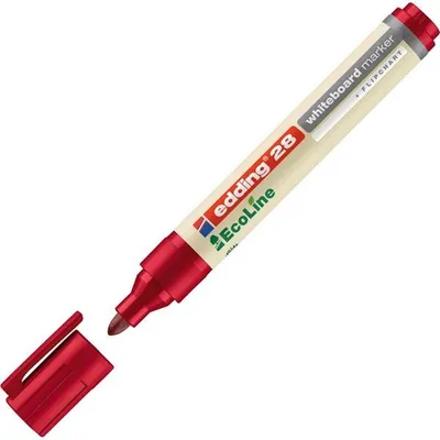 Obrázok produktu pre Edding 28 EcoLine, 1 kusov, Červená, Béžová, Červená, Kolo, 1,5 mm, 3 mm