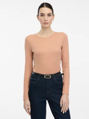 Produktbild von Orsay Hellbraunes Damen-Langarmshirt XL