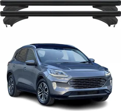 Immagine prodotto di Portapacchi Menabo per Ford Kuga III 2020-2025 in alluminio nero, 2 pezzi