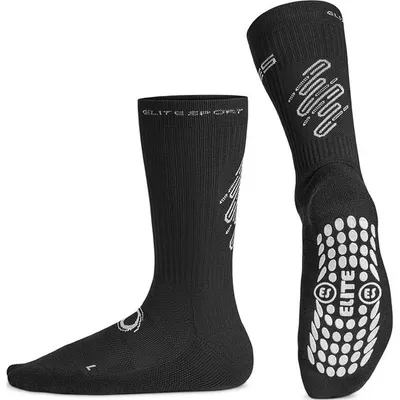 Produktbild von Elite Sport Football Gripsocken - Schwarz  | Größe: 41-46