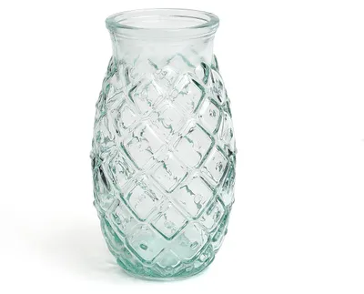 Image de Bazar Bizar Verre verre recyclé bleu 10x10x17cm