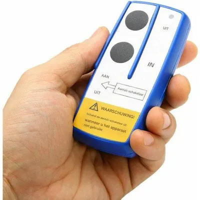 Immagine prodotto di Avvolgicavo elettrico senza fili con telecomando - Portata 30 metri - Avvolgicavo con motore da 12 V - Avvolgicavo - Telecomando - Set - Adatto per avvolgicavi su pick-up e ATV