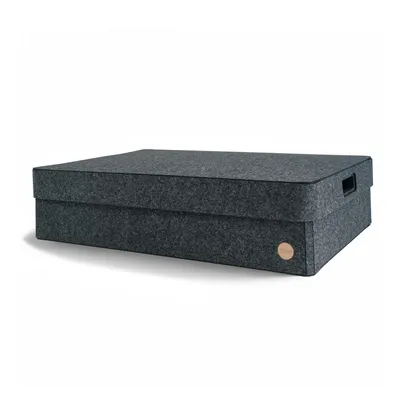 Produktbild von Aufbewahrungsbox CLASSIC Filz 58 x 40 x 14 cm mit Deckel in anthrazit meliert