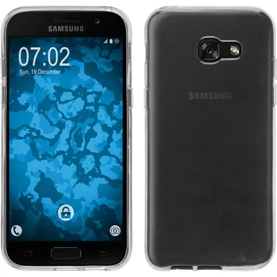 Produktbild von PhoneNatic Case kompatibel mit Samsung Galaxy A7 (2017) - clear Silikon Hülle transparent + 2 Schutzfolien