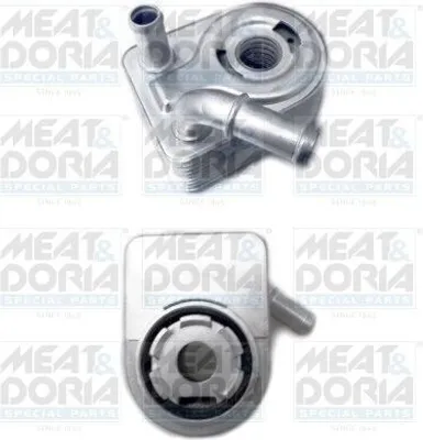 Produktbild von MEAT & DORIA 95093 Ölkühler Motoröl für FORD Fiesta Mk6 Schrägheck (JA8, JR8) FOCUS III Turnier Kuga Mk2 (DM2) MONDEO IV Turnier (BA7)