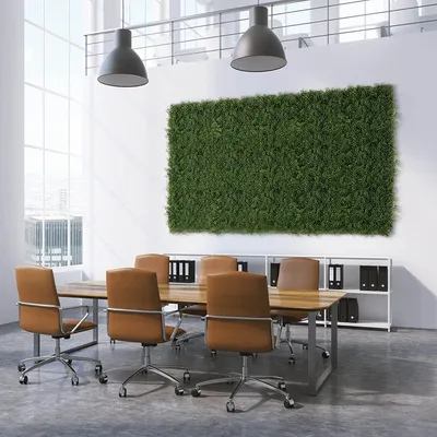 Produktbild von Pflanzenwand Kunstpflanzen zur Wandmontage 50 x 50 cm Fern