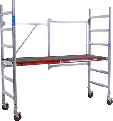 Produktbild von Alumexx Klappgerüst ohne Luke Red-Line FS 75, Arbeitshöhe 3 m, für Profis & Heimwerker