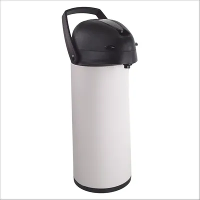 Produktbild von Isokanne mit Griff ca. 1,9 L Silikon in 3 Farben Pump- Thermokanne