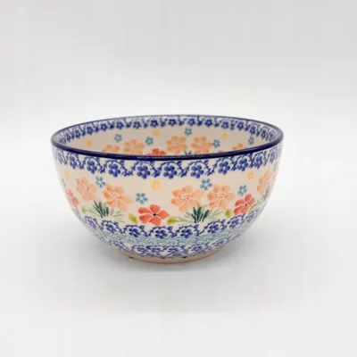 Produktbild von Suppenschale Handgemachte Bunzlauer Keramik Schale Traditionelles Design ø 14cm