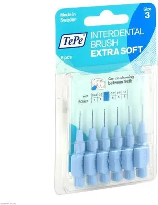 Produktbild von Tepe Interdentalbürste x-Weich 0,6mm 6 St