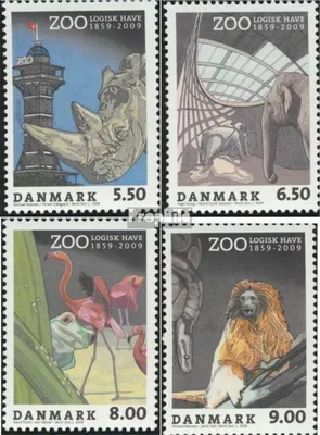 Produktbild von Briefmarken Dänemark 2009 Mi 1530-1533 (kompl.Ausg.) FDC Zoo