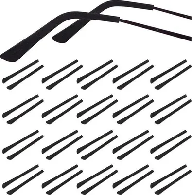 Image de 20 paires d'embouts antidérapants en silicone pour lunettes