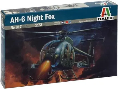 Produktbild von Modellbausatz Hubschrauber 0017 – AH-6 NIGHT FOX (1:72)