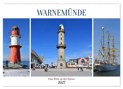 Produktbild von WARNEMÜNDE (Wandkalender 2027 DIN A2 quer), CALVENDO Monatskalender