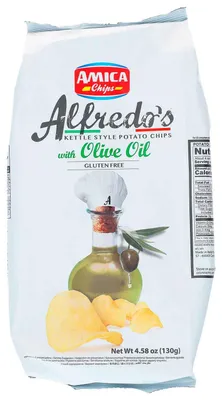 Produktbild von Amica Chips Alfredo's Olive Oil 130g