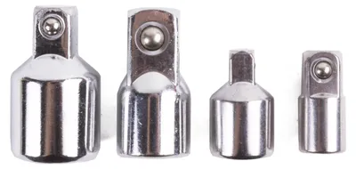 Produktbild von Steckschlüsseladapter Satz 4-tlg 1/4 3/8 1/2 Vierkantantrieb Kugeldruck Schaft
