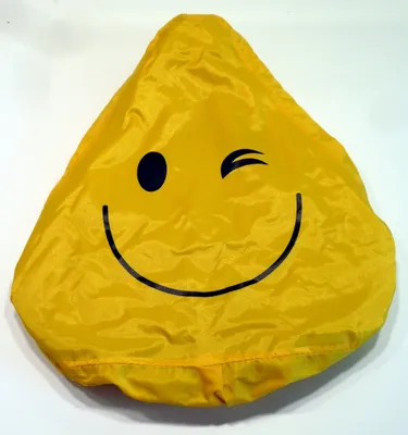 Produktbild von Regenüberzug Smiley gelb Regenchutz Sattelcover Sattelbezug