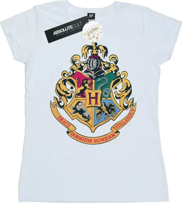 Produktbild von Harry Potter - "Hogwarts" T-Shirt für Damen BI23667 (XL) (Weiß)