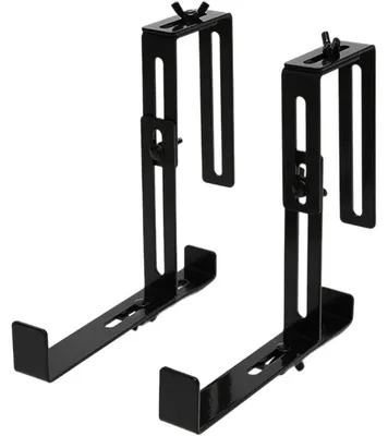 Produktbild von Hochwertiger Balkon Blumenkasten Halter Edelstahl verstellbar 18,5x20cm Für Geländer und Handläufe Blumenhalter 2er Set