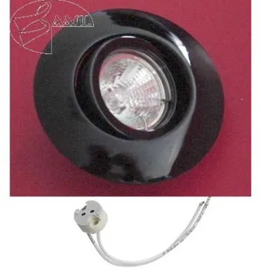 Produktbild von Starlicht Einbaustrahler POLY schwarz schwenkbar – MR11 GX5.3, Polycarbonat