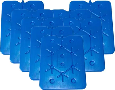 Produktbild von ToCi XXL Kühlakku 8er Set | Freezeboard (32x25 cm) mit je 800 ml | 2 blaue Kühlelemente Iceakku für die Kühltasche Kühlbox Eisbox