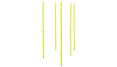 Produktbild von Set aus 5 gelben Slalomstangen.